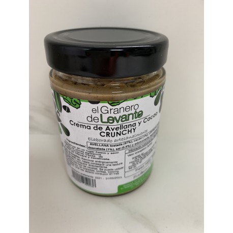 Crema de Avellana CRUNCHY y Cacao 300 g