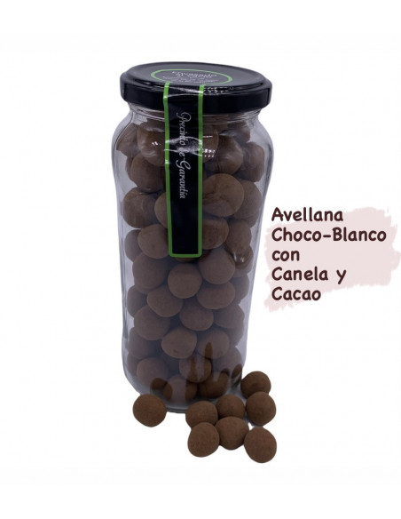 Avellana Chocolate Blanco con Canela y Cacao 320g