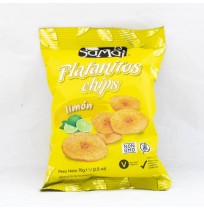 SAMAI Platanitos Chips Limón Caja 15 unidades